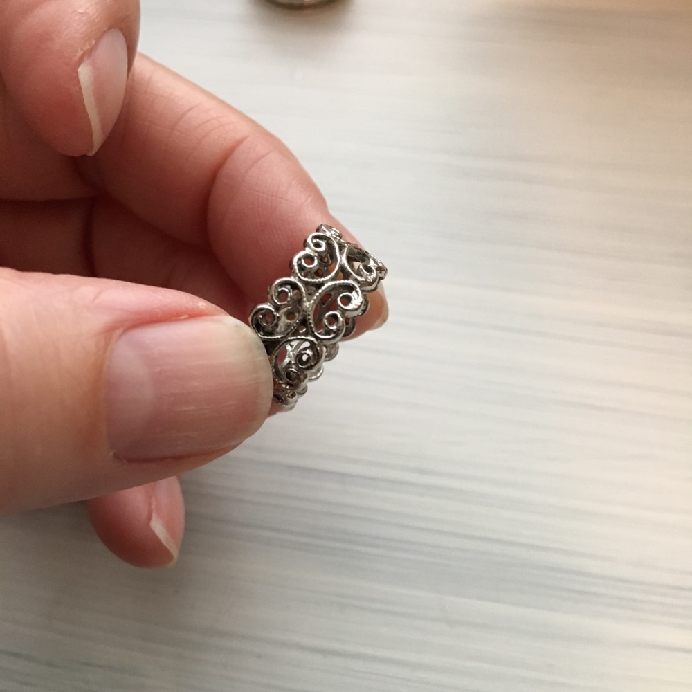 Filigree Silver ring - Picture 2 of 4